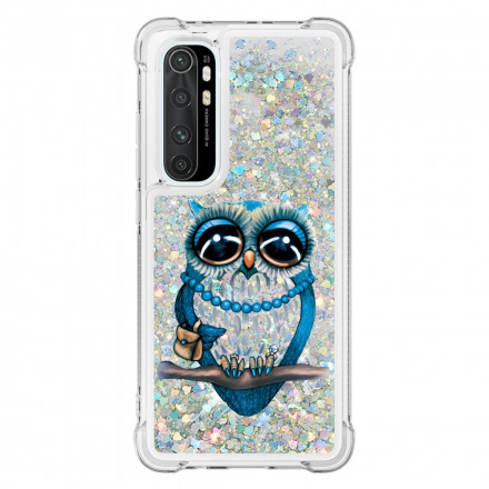 Coque Xiaomi Mi Note 10 Lite Miss Hibou Paillettes Coque Xiaomi Mi Note 10 Lite Miss Hibou Paillettes