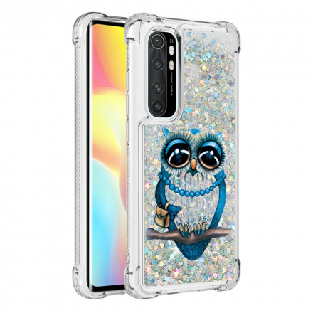Coque Xiaomi Mi Note 10 Lite Miss Hibou Paillettes Coque Xiaomi Mi Note 10 Lite Miss Hibou Paillettes