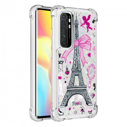 Coque Xaiomi Mi Note 10 Lite La Tour Eiffel Paillettes Coque Xaiomi Mi Note 10 Lite La Tour Eiffel Paillettes