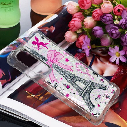 Coque Xaiomi Mi Note 10 Lite La Tour Eiffel Paillettes Coque Xaiomi Mi Note 10 Lite La Tour Eiffel Paillettes