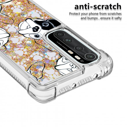 Coque Xiaomi Mi Note 10 Lite Mr Chien Paillettes Coque Xiaomi Mi Note 10 Lite Mr Chien Paillettes