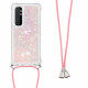 Coque Xiaomi Mi Note 10 Lite Paillettes et Cordon