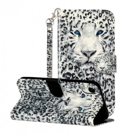 Housse iPhone XR Tigre Light Spots à Lanière Housse iPhone XR Tigre Light Spots à Lanière
