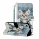 Housse iPhone XR Chaton Light Spots à Lanière Housse iPhone XR Chaton Light Spots à Lanière