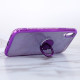 Coque iPhone XR Paillettes et Diamants Anneau Coque iPhone XR Paillettes et Diamants Anneau