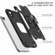Coque iPhone XR Style Armure Anneau-Support Coque iPhone XR Style Armure Anneau-Support