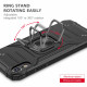 Coque iPhone XR Style Armure Anneau-Support Coque iPhone XR Style Armure Anneau-Support