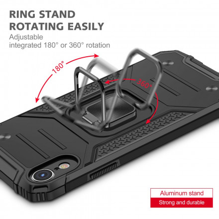 Coque iPhone XR Style Armure Anneau-Support Coque iPhone XR Style Armure Anneau-Support