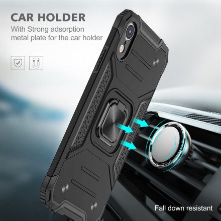 Coque iPhone XR Style Armure Anneau-Support Coque iPhone XR Style Armure Anneau-Support