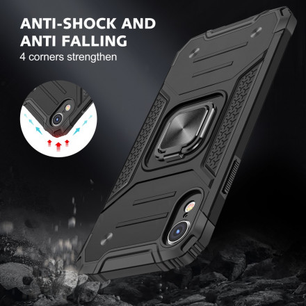 Coque iPhone XR Style Armure Anneau-Support Coque iPhone XR Style Armure Anneau-Support