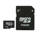 Carte Micro SD 4GO avec Adaptateur SD