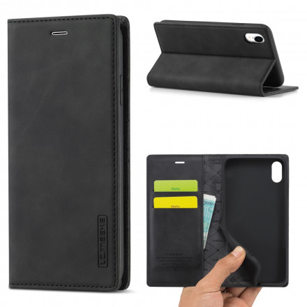 Flip Cover iPhone XR LC.IMEEKE Effet Cuir Flip Cover iPhone XR LC.IMEEKE Effet Cuir