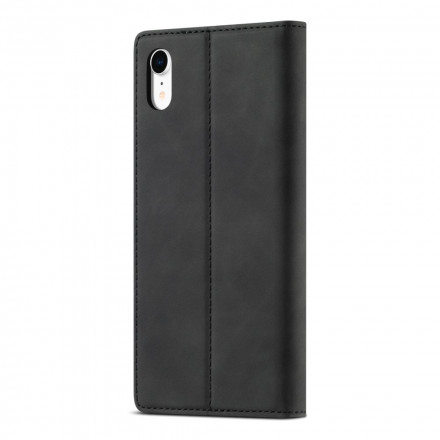 Flip Cover iPhone XR LC.IMEEKE Effet Cuir Flip Cover iPhone XR LC.IMEEKE Effet Cuir