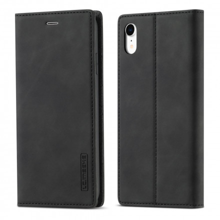 Flip Cover iPhone XR LC.IMEEKE Effet Cuir Flip Cover iPhone XR LC.IMEEKE Effet Cuir