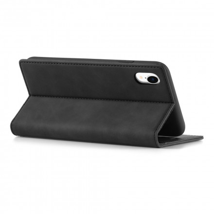 Flip Cover iPhone XR LC.IMEEKE Effet Cuir Flip Cover iPhone XR LC.IMEEKE Effet Cuir