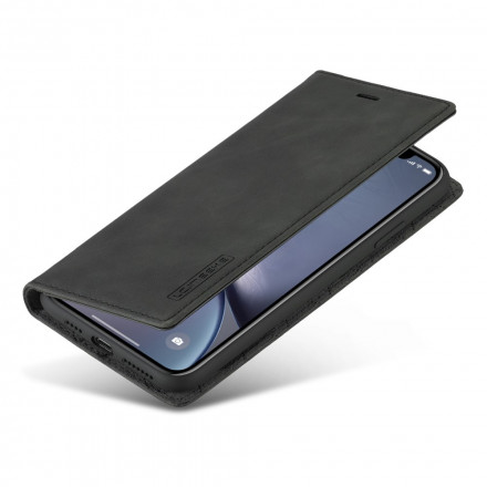 Flip Cover iPhone XR LC.IMEEKE Effet Cuir Flip Cover iPhone XR LC.IMEEKE Effet Cuir