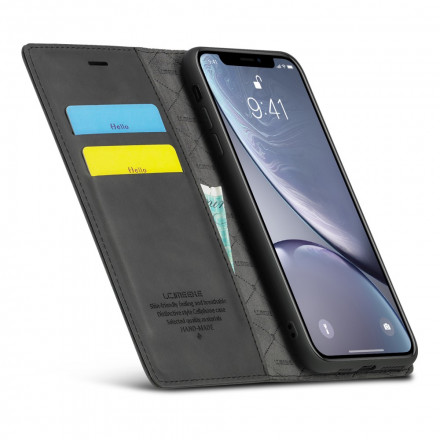 Flip Cover iPhone XR LC.IMEEKE Effet Cuir Flip Cover iPhone XR LC.IMEEKE Effet Cuir