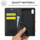 Flip Cover iPhone XR LC.IMEEKE Effet Cuir Flip Cover iPhone XR LC.IMEEKE Effet Cuir