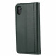 Housse iPhone XR Effet Cuir Porte-Carte Frontal et Sangle