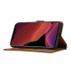 Housse iPhone XR Effet Cuir Porte-Carte Frontal et Sangle