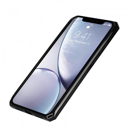 Flip Cover iPhone XR Cuir Litchi Véritable Coque Détachable Flip Cover iPhone XR Cuir Litchi Véritable Coque Détachable