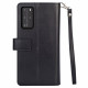 Housse Huawei P40 Pro Porte-Monnaie avec Lanière Housse Huawei P40 Pro Porte-Monnaie avec Lanière