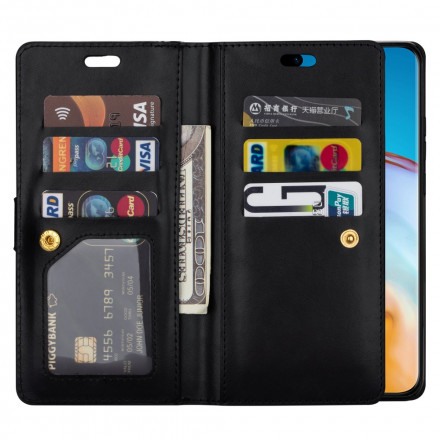 Housse Huawei P40 Pro Porte-Monnaie avec Lanière Housse Huawei P40 Pro Porte-Monnaie avec Lanière