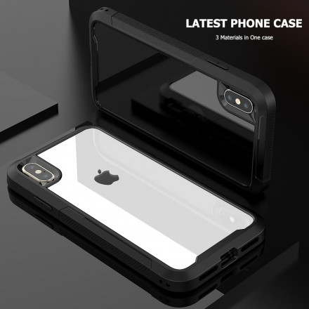 Coque iPhone XS / X Hybride Transparente Rebords Bumper