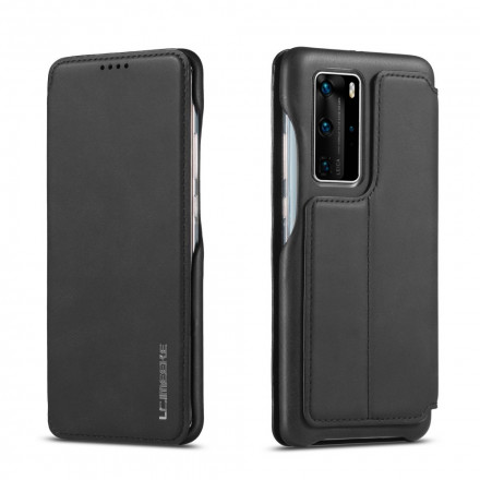 Flip Cover Huawei P40 Pro LC.IMEEKE Effet Cuir Flip Cover Huawei P40 Pro LC.IMEEKE Effet Cuir