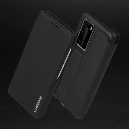 Flip Cover Huawei P40 Pro LC.IMEEKE Effet Cuir