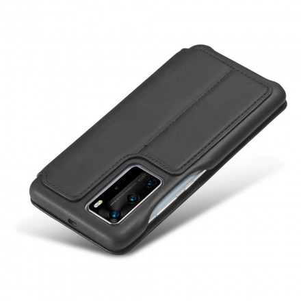 Flip Cover Huawei P40 Pro LC.IMEEKE Effet Cuir Flip Cover Huawei P40 Pro LC.IMEEKE Effet Cuir