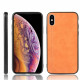 Coque iPhone X / XS Effet Cuir Couture Coque iPhone X / XS Effet Cuir Couture
