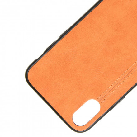 Coque iPhone X / XS Effet Cuir Couture Coque iPhone X / XS Effet Cuir Couture
