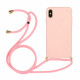 Coque iPhone X / XS Silicone avec Cordon Coloré Coque iPhone X / XS Silicone avec Cordon Coloré