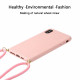 Coque iPhone X / XS Silicone avec Cordon Coloré Coque iPhone X / XS Silicone avec Cordon Coloré