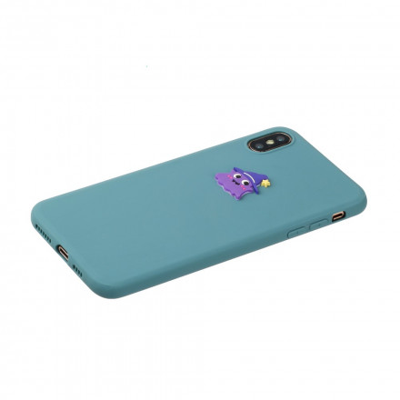 Coque iPhone X / XS Silicone Logo Animal Fun