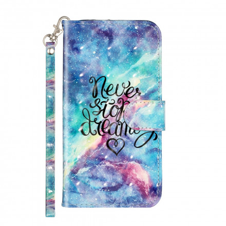 Housse iPhone X / XS Never Stop avec Lanière Housse iPhone X / XS Never Stop avec Lanière