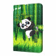 Housse Simili Cuir  Samsung Galaxy Tab S7 Panda