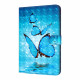 Housse Simili Cuir Samsung Galaxy Tab S7 Papillons Housse Simili Cuir Samsung Galaxy Tab S7 Papillons