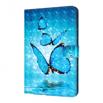 Housse Simili Cuir Samsung Galaxy Tab S7 Papillons Housse Simili Cuir Samsung Galaxy Tab S7 Papillons