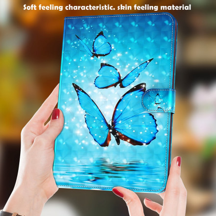 Housse Simili Cuir Samsung Galaxy Tab S7 Papillons Housse Simili Cuir Samsung Galaxy Tab S7 Papillons