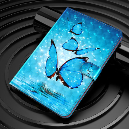 Housse Simili Cuir Samsung Galaxy Tab S7 Papillons Housse Simili Cuir Samsung Galaxy Tab S7 Papillons