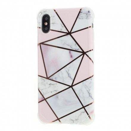 Coque iPhone X / XS Marbre Géométrique Flashy Coque iPhone X / XS Marbre Géométrique Flashy