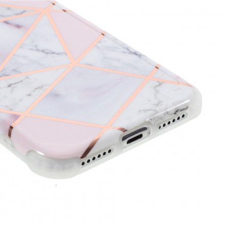 Coque iPhone X / XS Marbre Géométrique Flashy Coque iPhone X / XS Marbre Géométrique Flashy