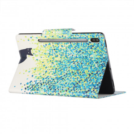 Housse Samsung Galaxy Tab S7 Chat Noir Housse Samsung Galaxy Tab S7 Chat Noir