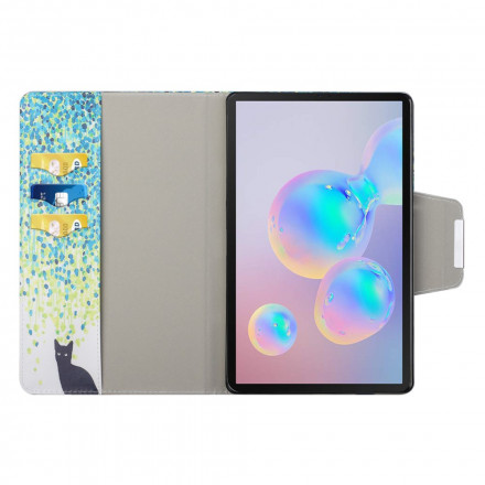 Housse Samsung Galaxy Tab S7 Chat Noir Housse Samsung Galaxy Tab S7 Chat Noir