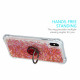 Coque iPhone X / XS Paillettes avec Anneau-Support Coque iPhone X / XS Paillettes avec Anneau-Support