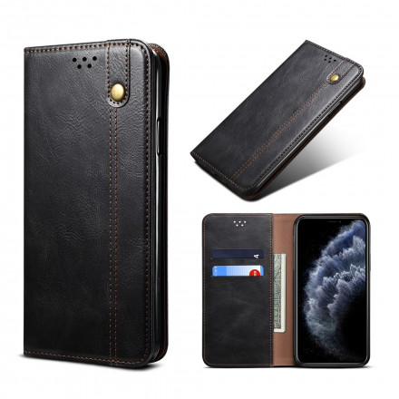 Flip iPhone X / XS Simili Cuir Ciré Flip iPhone X / XS Simili Cuir Ciré
