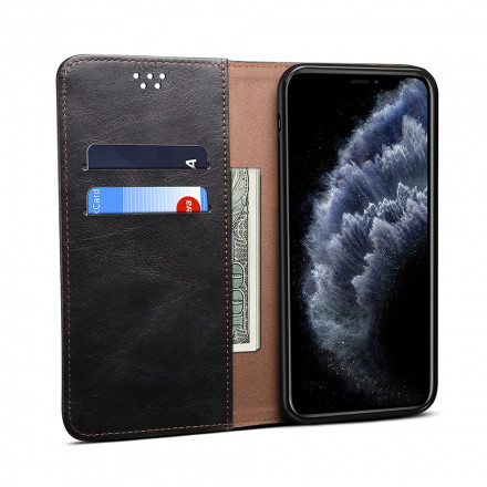 Flip iPhone X / XS Simili Cuir Ciré Flip iPhone X / XS Simili Cuir Ciré