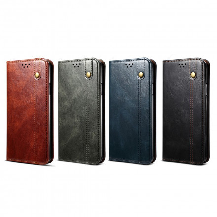Flip iPhone X / XS Simili Cuir Ciré Flip iPhone X / XS Simili Cuir Ciré